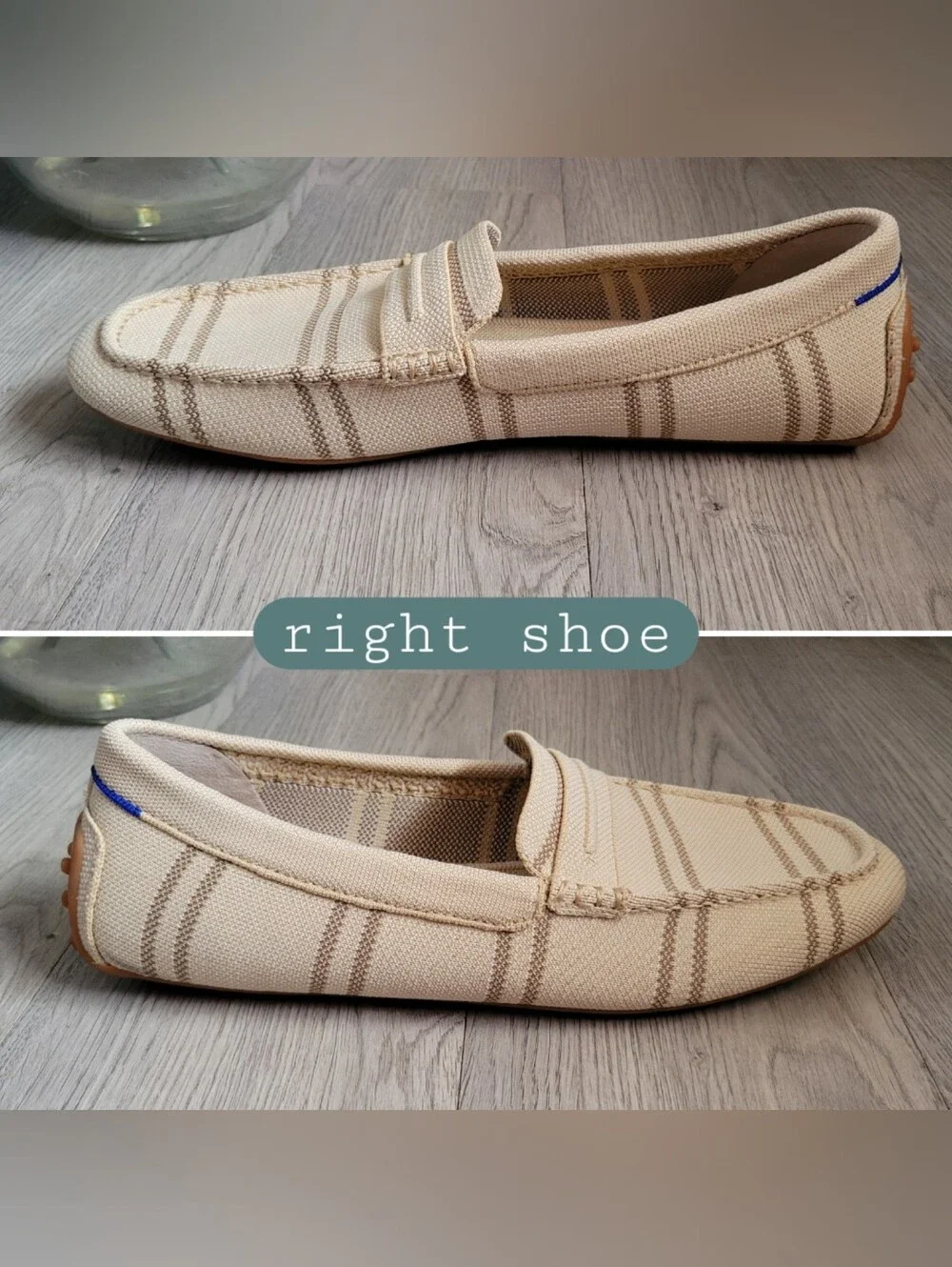 Rothy's The Driver Sandy Shore Tan & Brown Loafers, Women's US 12.5 EU 42.5